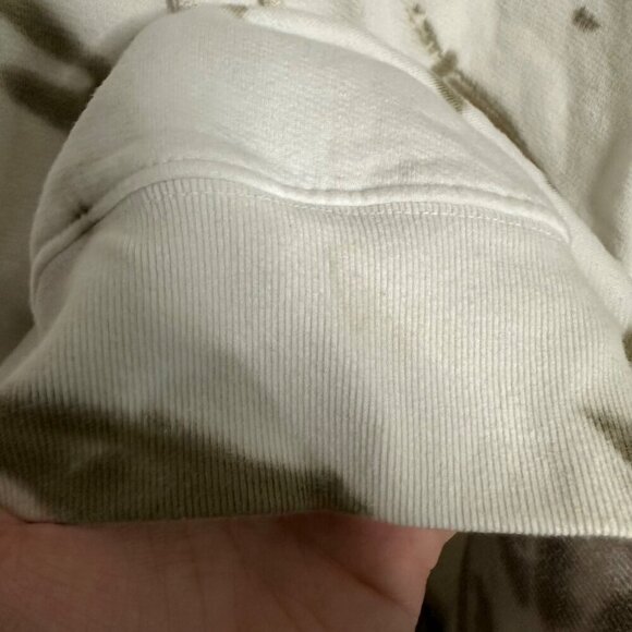 Good American Cropped & Cool Hoodie Putty Tie Dye Plus Size 4XL - Picture 6 of 6